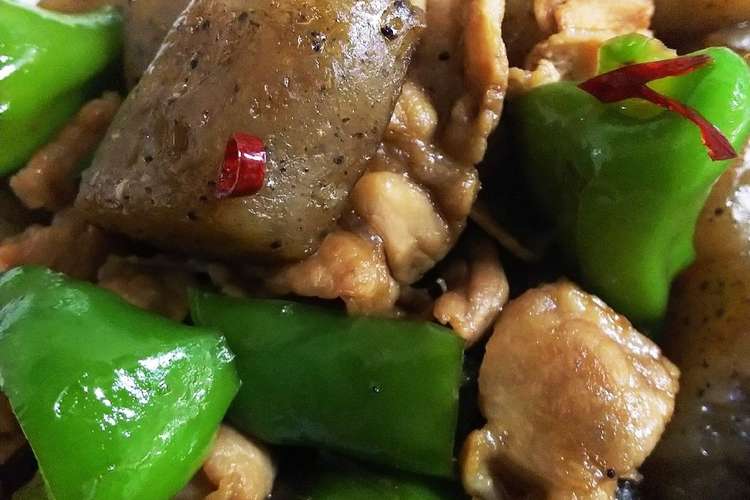 板こんにゃく ピーマン 豚肉炒め レシピ 作り方 By クローバー39 クックパッド 簡単おいしいみんなのレシピが352万品