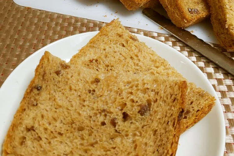 ｈｂで美味しいレーズンくるみ黒糖パン レシピ 作り方 By たかしママ クックパッド 簡単おいしいみんなのレシピが355万品