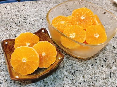 みかんのハチミツ漬け アレンジの写真