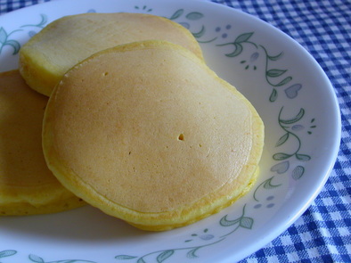 朝食おやつに♫かぼちゃチーズパンケーキ♡の写真