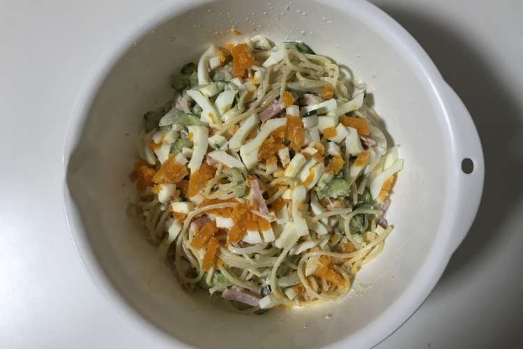 簡単楽チン 箸が止まらない スパサラ レシピ 作り方 By どんぽちょぽっぺぽん クックパッド 簡単おいしいみんなのレシピが359万品