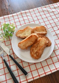 フランスパン♡しっとりフレンチトースト