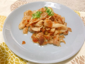 豚の梅肉炒め