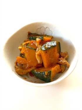ご飯のお供に!ピリ辛かぼちゃ麻婆