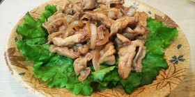 薄切り豚ロース♥️しょうが焼き