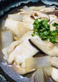 鶏胸肉と椎茸☆冬瓜の中華風煮込み