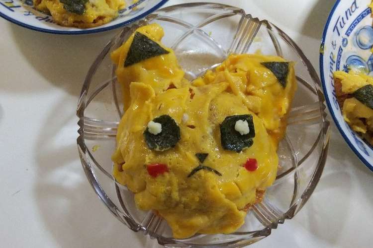 ピカチュウオムライス レシピ 作り方 By はっちゃん食堂 クックパッド