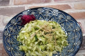 時短!めかぶとキャベツの浅漬け
