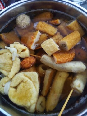 煮干し粉でカルシウムたっぷり塩おでん