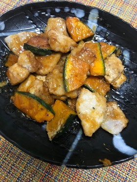 かぼちゃと豚肉のスタミナ炒め