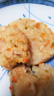 トースターでじゃがいもとツナ野菜のおやきの写真