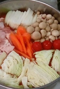 我が家の絶品★トマト鍋