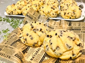 ザクザク簡単チョコチップメロンパン