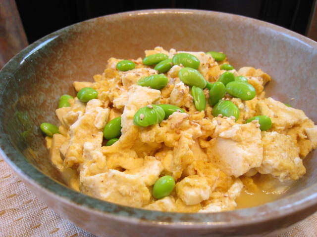 ゴマ味噌玉子豆腐の画像