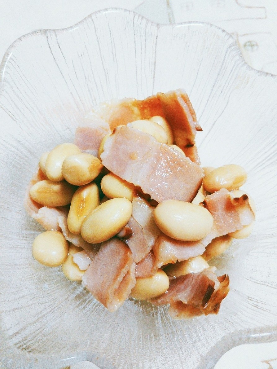 簡単洋風煮豆の画像
