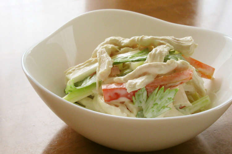 鶏むね肉とセロリのマヨサラダ レシピ 作り方 By ﾋﾟｰさんのﾟｰﾟﾟ クックパッド 簡単おいしいみんなのレシピが359万品