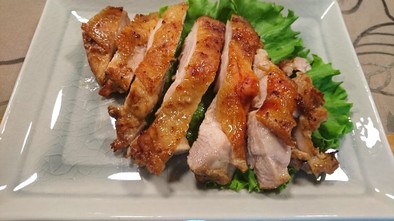 簡単料理！！魚グリルde鶏肉の照り焼きの写真