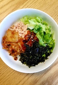 簡単ランチ♪即席ツナのビビンバ⭐韓国の味