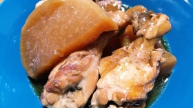 圧力鍋15分で手羽元と大根の煮物