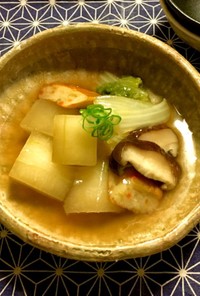 おでんリメイク☆冬瓜•白菜•椎茸の煮物