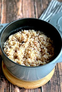 STAUB*玄米の炊き方2合*マクロビ