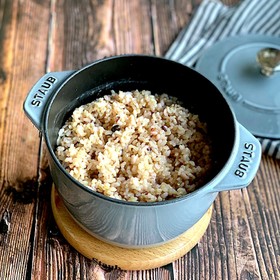 STAUB*玄米の炊き方2合*マクロビ