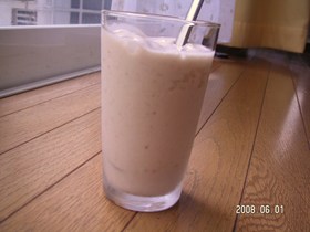 バナナ酢でバナナスムージー