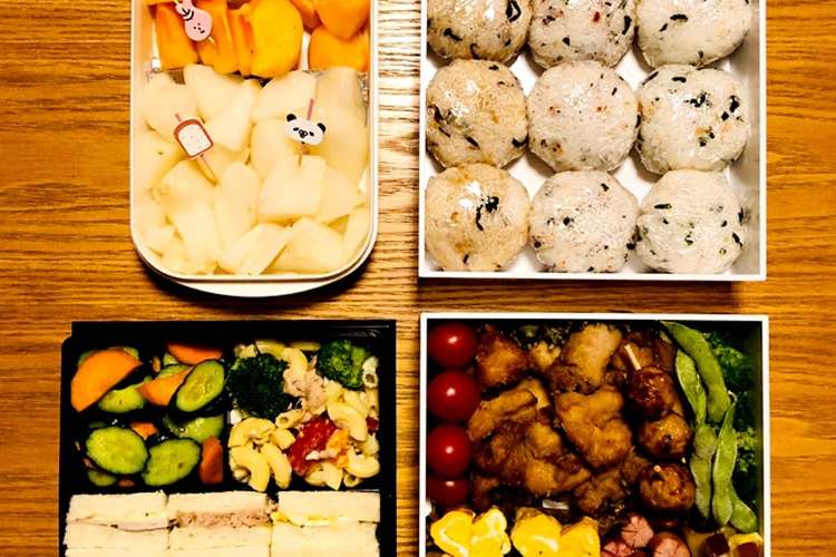 19年 年長運動会 お弁当 盛り付け レシピ 作り方 By クックzt2sic クックパッド 簡単おいしいみんなのレシピが350万品
