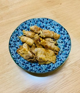 えのきの豚肉巻きピリ辛風