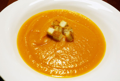 濃厚！バターナッツかぼちゃのスープの写真