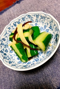 寿司酢で簡単♫胡瓜の漬物