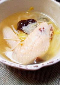 参鶏湯風☆手羽先スープ