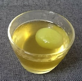絶品!マスカットを入れた白ワインゼリー♡