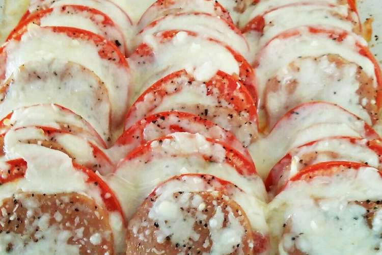 トマト スパムの重ね焼き レシピ 作り方 By くっくペタ クックパッド 簡単おいしいみんなのレシピが360万品
