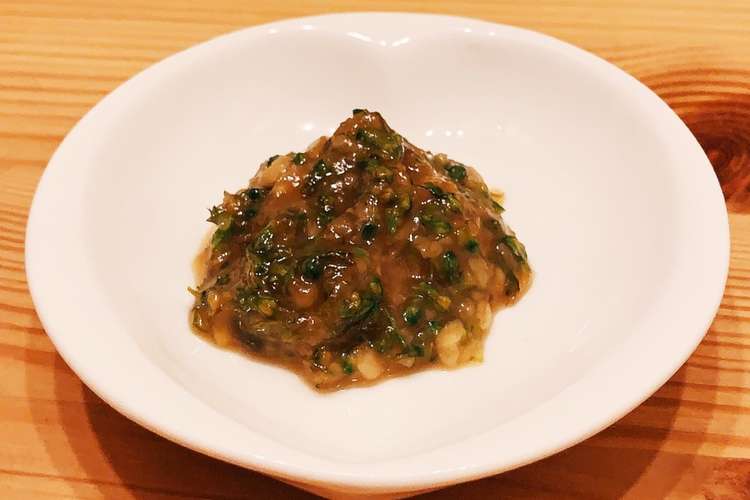 紫蘇の穂味噌 レシピ 作り方 By とあっこ クックパッド 簡単おいしいみんなのレシピが378万品