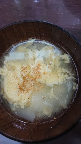 お店の味を再現!我が家の卵スープ☆