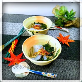 *蒟蒻とじゅんさいの甘酢浸し*ヘルシー食