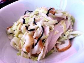 簡単すぎおつまみキャベツ