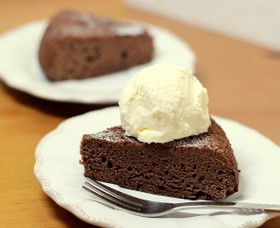 炊飯器で簡単★ブラウニー風ココアケーキ