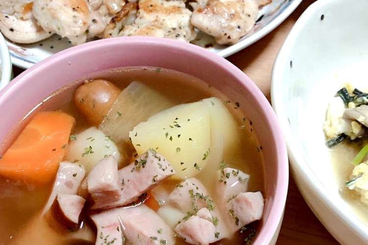 今日のご飯 簡単ポトフ レシピ 作り方 By クック2qtdta クックパッド 簡単おいしいみんなのレシピが351万品