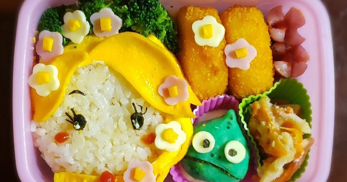 ラプンツェル パスカル キャラ弁 レシピ 作り方 By ゆいあいママ クックパッド 簡単おいしいみんなのレシピが354万品