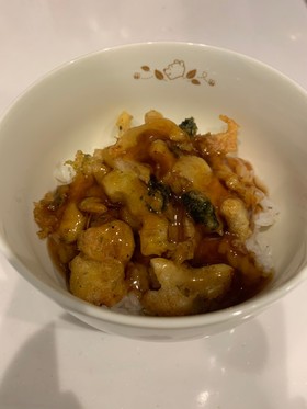 海鮮かき揚げあんかけ丼