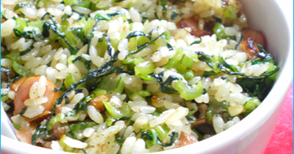 やみつき 簡単すぎる小松菜チャーハン レシピ 作り方 By まぁぶぶぶぅ クックパッド 簡単おいしいみんなのレシピが353万品