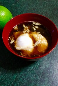 黒糖と卵の甘味スープ(中国ローカル)