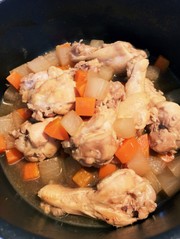 お肉ホロホロ柔らか手羽大根の旨煮の写真