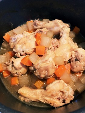 お肉ホロホロ柔らか手羽大根の旨煮