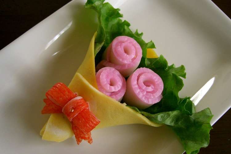 ローズの花束 キャラ弁おかず レシピ 作り方 By くみちょん クックパッド 簡単おいしいみんなのレシピが355万品