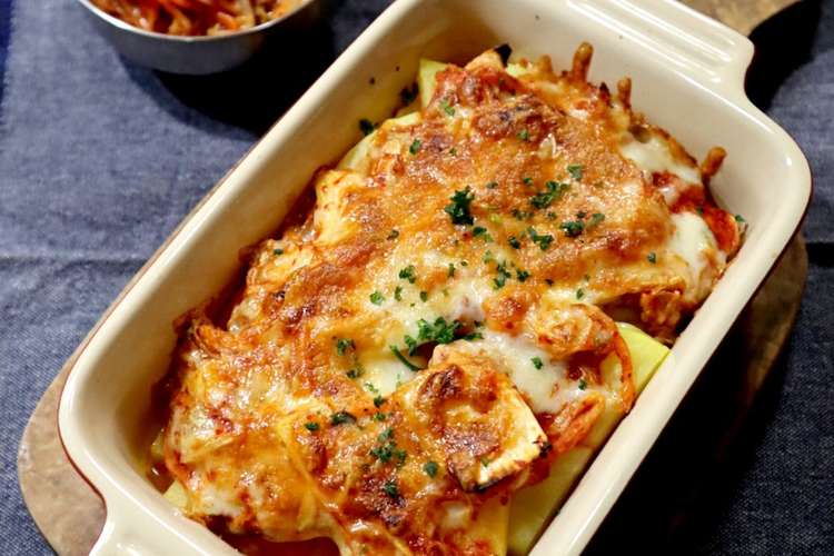 キムチとポテトのチーズ焼き レシピ 作り方 By Sachi825 クックパッド 簡単おいしいみんなのレシピが360万品