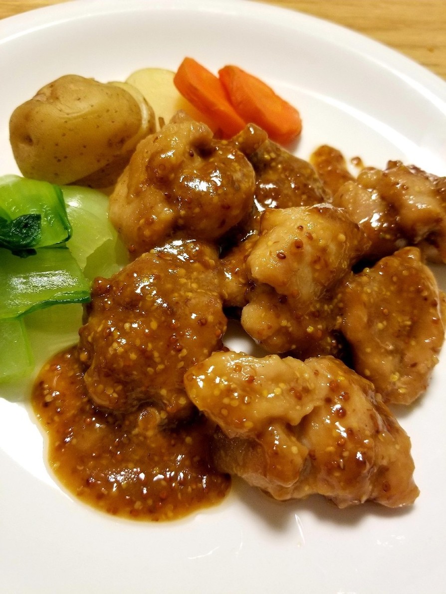 ハニーガーリック鶏もも肉のレシピ