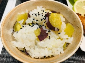 簡単サツマイモご飯さつまいも炊き込みご飯